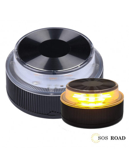 BALIZA LUZ LED PRESEÑALIZACION PELIGRO V16 SOS ROAD DGT