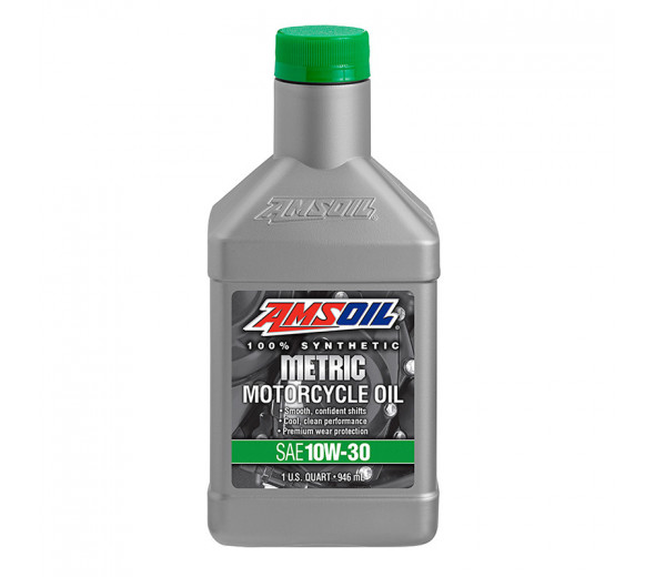 AMSOIL SYNTHETIC METRIC MOTORCYCLE OIL 10W30