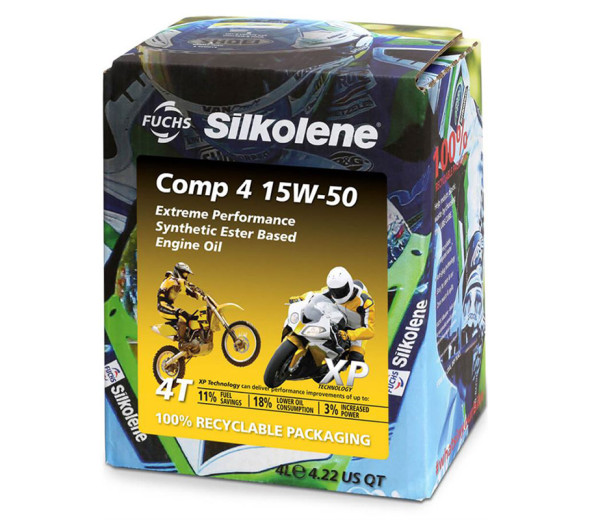 FUCHS SILKOLENE COMP 4T 15W50 XP TECHNOLOGY