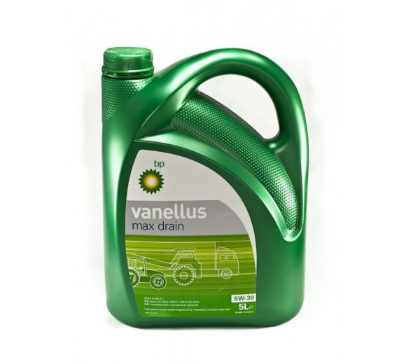 (5 Litros) BP VANELLUS MAX DRAIN 5W30 5LT.