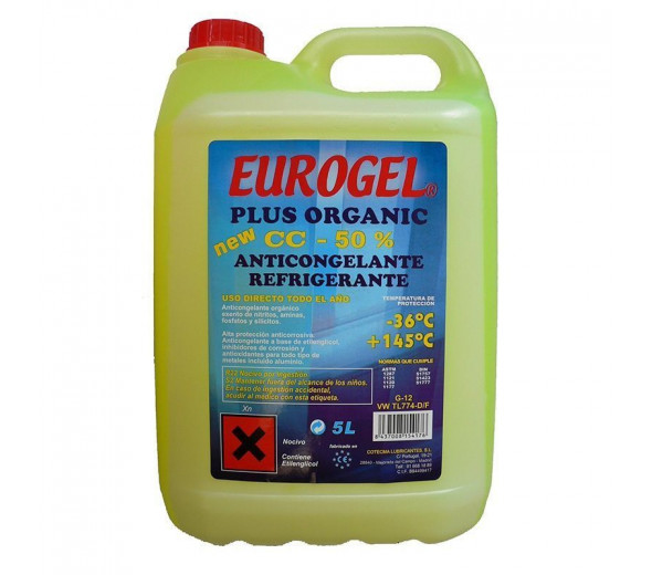 ANTICONGELANTE / REFRIGERANTE 50% AMARILLO ORGÁNICO