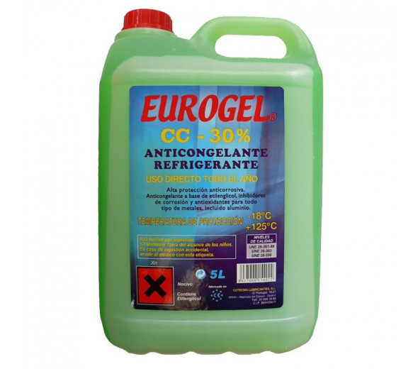 LUBRI ANTICONGELANTE / REFRIGERANTE 30% VERDE ORGÁNICO