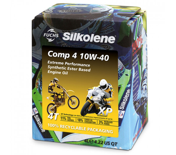 FUCHS SILKOLENE COMP 4T 10W40 XP TECHNOLOGY